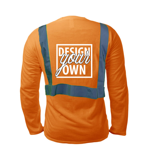 Custom Design - Cotton World - Safety Long Sleeve Crewneck - RIM 159809