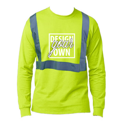 Custom Design - Cotton World - Safety Long Sleeve Crewneck - RIM 159809