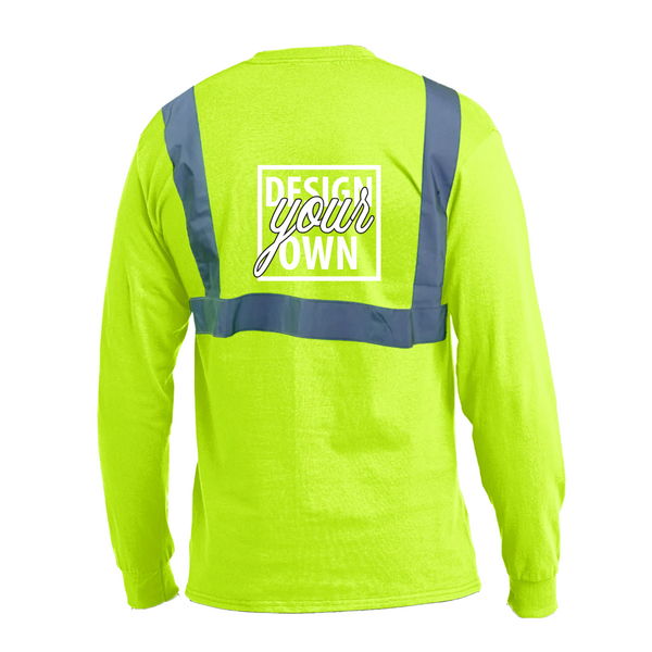 Custom Design - Cotton World - Safety Long Sleeve Crewneck - RIM 159809